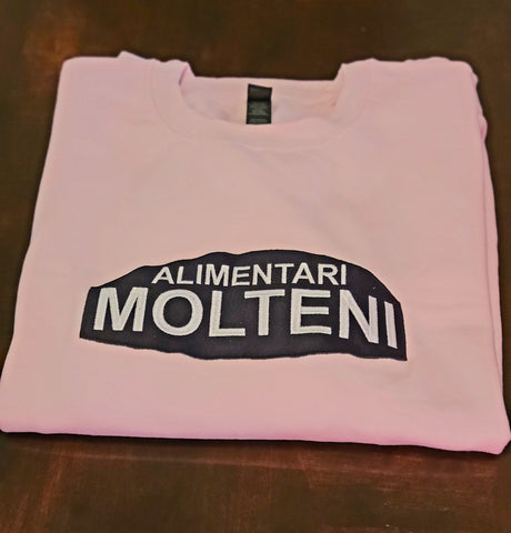 EMBROIDERED PINK MOLTENI SWEATSHIRT