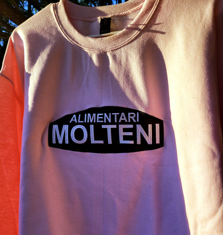 EMBROIDERED PINK MOLTENI SWEATSHIRT