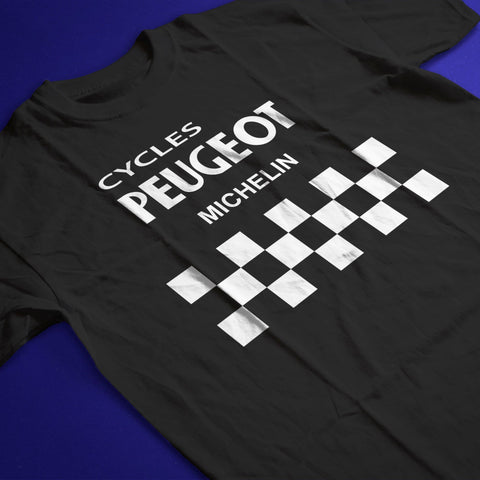 BLACK CYCLES PEUGEOT CLASSIC T-SHIRT