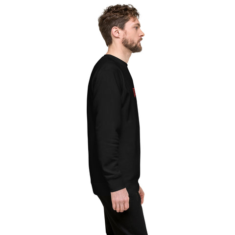 EMBROIDERED BLACK FERRETTI SWEATSHIRT